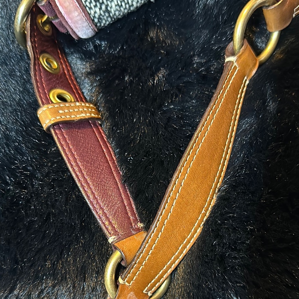 Coach Y2K Vintage Tweed Demi Hobo Flap - Picture 13 of 13